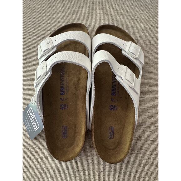 NEW Birkenstock Men’s Slides Arizona Soft Footbed Flat Open Toe Sandals M12 - Picture 2 of 4